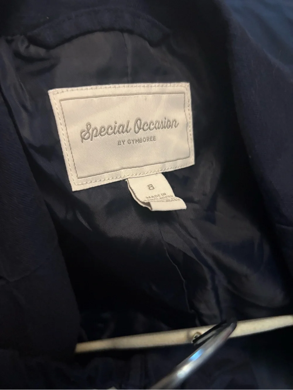 Boys Gymboree Navy blue suit jacket and pants